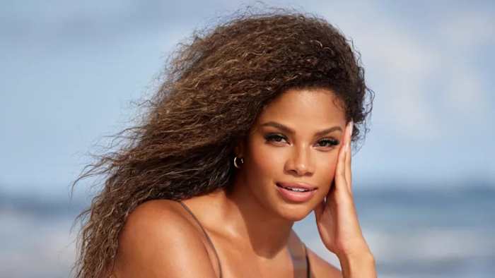 Kamie Crawford was photographed by Derek Kettela in St. Croix.